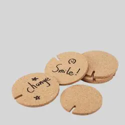 Eco-Friendly Cork Coasters - Lufan Round Mats