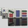 Luxury Silver & Gold Mahjong Set - JiaYi 40mm Table Game
