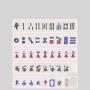 High-End 2-Layer 40mm American Mahjong Tiles