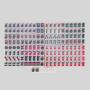Mini American Mahjong Set - 166pcs Ivory Melamine Tiles