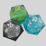 Giant Liquid Resin D20 Dice - JIAN AI RPG Tabletop Dice
