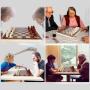 Foldable Wooden Chess Set - 2 Extra Queens