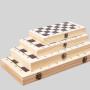 High Quality Wooden Chess Set - Triangle Chess Game