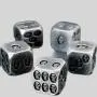 Skull Metal D6 Dice - MINI PLANET D&D RPG Dice