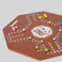 Custom 2-in-1 Chess Marble Board Game Kids Toys Family Gift