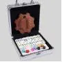 12 Colored Dot Domino Set - Mexican Train Game with Case 12 Colored Dot Domino Set - Mexican Train Game with Case