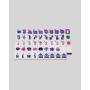 Colorful Acrylic Mahjong Tiles - Modern Gambling Games