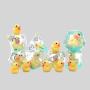 Custom DND Dice Set - 7pcs Resin Soft Edge Duck Dice