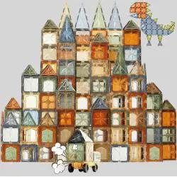 Magnetic Tiles STEM Building Blocks for Kids - Onshine