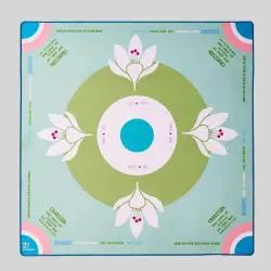 Mahjong Game Mat - Custom Silicone Pad with Rubber Backing