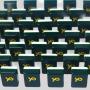 High Quality Ivory Mahjong Set - Singapore Numbered Tiles