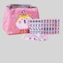 American Mahjong Set - Traditional Western Mahjong Game with Chips & Bag