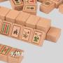 Custom Wooden Mahjong Set - 18 Inch Beechwood Tiles