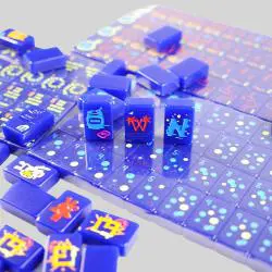 YUDA American Custom Mini Mahjong Tiles Game Set