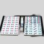 Portable Chinese Mahjong Set - 144 Tiles Game with Box
