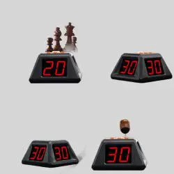YIZHI Poker Chess Timer - 15/20/30/60s Countdown LED Game Timer