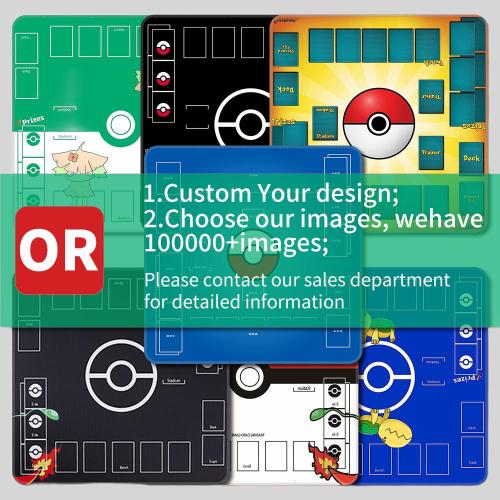 Custom Monster TCG Playmat - 24x14in Yugioh MTG Gaming Mat