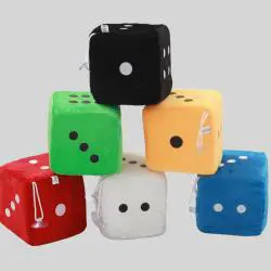 Cartoon Plush Dice Toys Wholesale Cute Gift