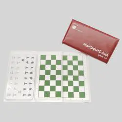 Custom Magnetic Chess Set - Travel Mini Schach Board Game