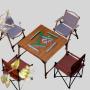 Aluminum Folding Camping Table - Mahjong Table, Enjoy