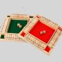 4 Player Wooden Shut the Box Dice Game - Kids Educational Toy Gift