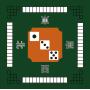 Colorful Mahjong Gaming Mat - Red/Brown/Green/Blue Table Cover