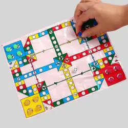 Mini Portable Ludo Flight Chess Game - Cheap & Cute