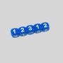 Colored D6 Dice - Manufacturers, Rounded Corners, 14mm, Board Game Set