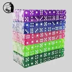 Custom Resin D6 Dice - 12mm Multi-Color Polyhedral Dice