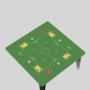 Custom Shape Rubber Table Pad - Soundproof Poker Mat