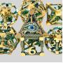 7pcs D&D Dragon Dice Set - Hollow Metal RPG Dice for Pathfinder & DND