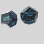 12 Sided Fitness Dice - Workout Sports Training PU Stress Ball