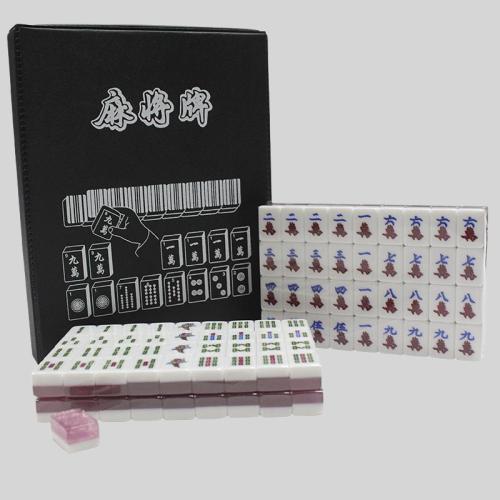 Mini Mahjong Set, Chinese Portable Mahjong Tiles Gift Box