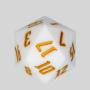Udixi Custom Logo D20 Polyhedral Dice - 55mm Acrylic