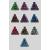 D6 12MM two-color pearl pattern with rounded corner