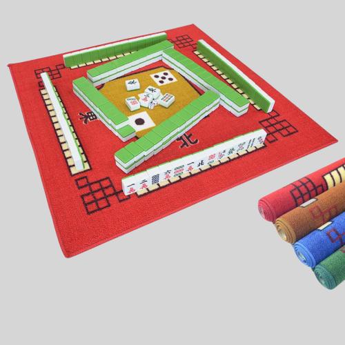 Nylon Mahjong Table Mat - Family Game Carpet
