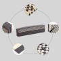 Luxury Handmade Chess Set - Leather & Wood Game