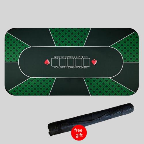 Poker Table Mat – Natural Rubber, Custom Logo, Texas Hold'Em