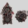 Lotus Metal D&D Dice Set - 40mm Polyhedral TRPG Dice