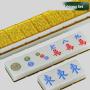 Two Tone Magnetic Mahjong Tiles Board Game Set