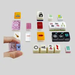 Custom Acrylic Mahjong Set Box Pusher Rack Game Table Gift