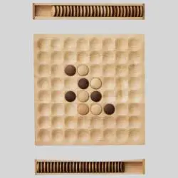 Handmade Wood Chess Board Game - Wooden Box & Case