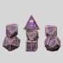 Metal Polyhedral Dice Set - D&D RPG Custom Roleplaying Dice