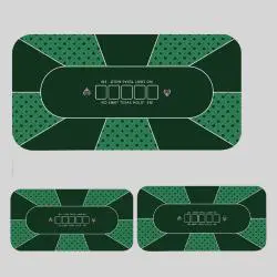 Poker Table Mat – Natural Rubber, Custom Logo, Texas Hold'Em