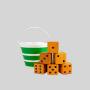 Collapsible Wooden Dice Game Set