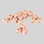 Wooden Dice Beads - 10mm 12mm Letters Beeches DIY Beads