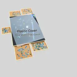 Custom Wooden Jigsaw Puzzle Table - 6 Drawers