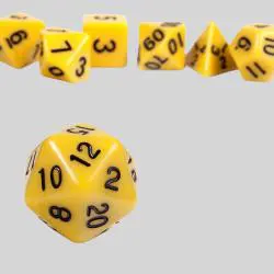 Acrylic DND Dice Set - Custom RPG Polyhedral Dice