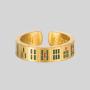 Custom Mahjong Stainless Steel Rings - Craft Wolf Design