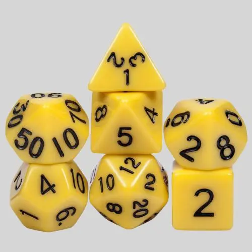 Acrylic DND Dice Set - Custom RPG Polyhedral Dice Acrylic DND Dice Set - Custom RPG Polyhedral Dice